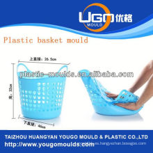 Molde de la canasta de la cesta de plástico molde de inyección en taizhou zhejiang china